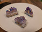 Raw aura amethyst crystal