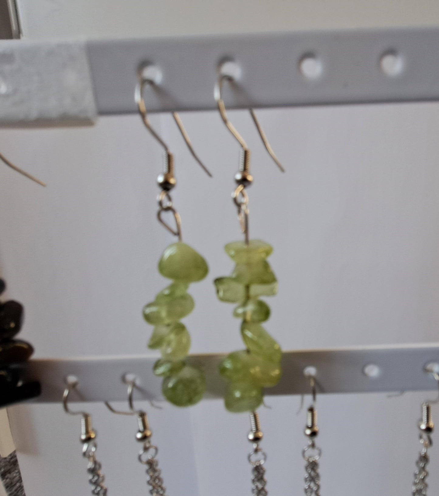 Drop crystal earrings
