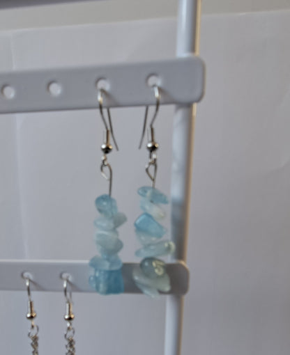 Drop crystal earrings