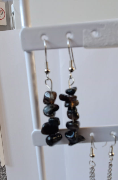 Drop crystal earrings