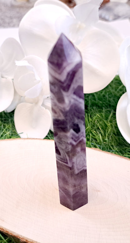 Fantasy amethyst tower