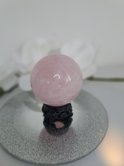 Large Rose Quartz sphere