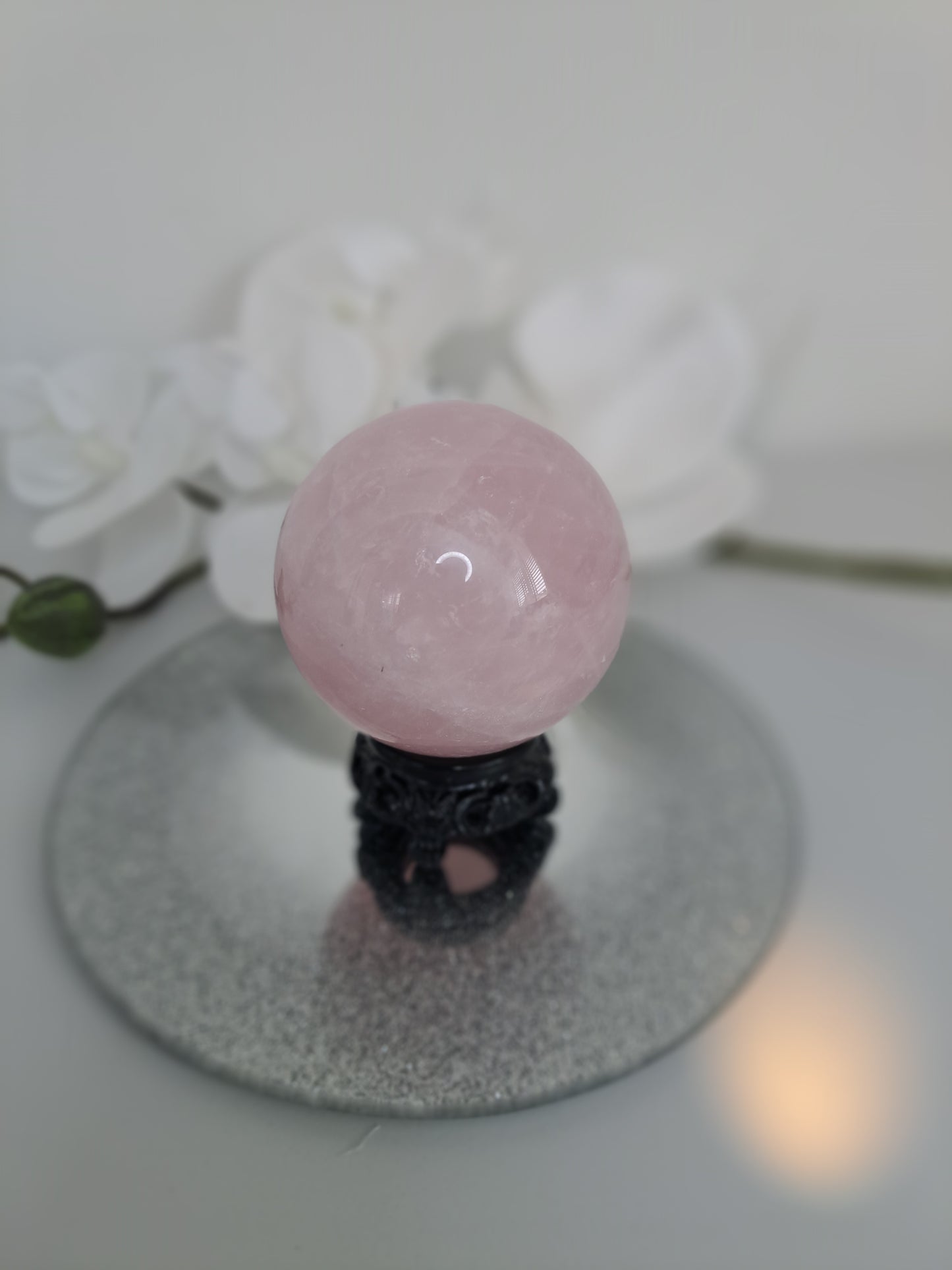 Large Rose Quartz sphere