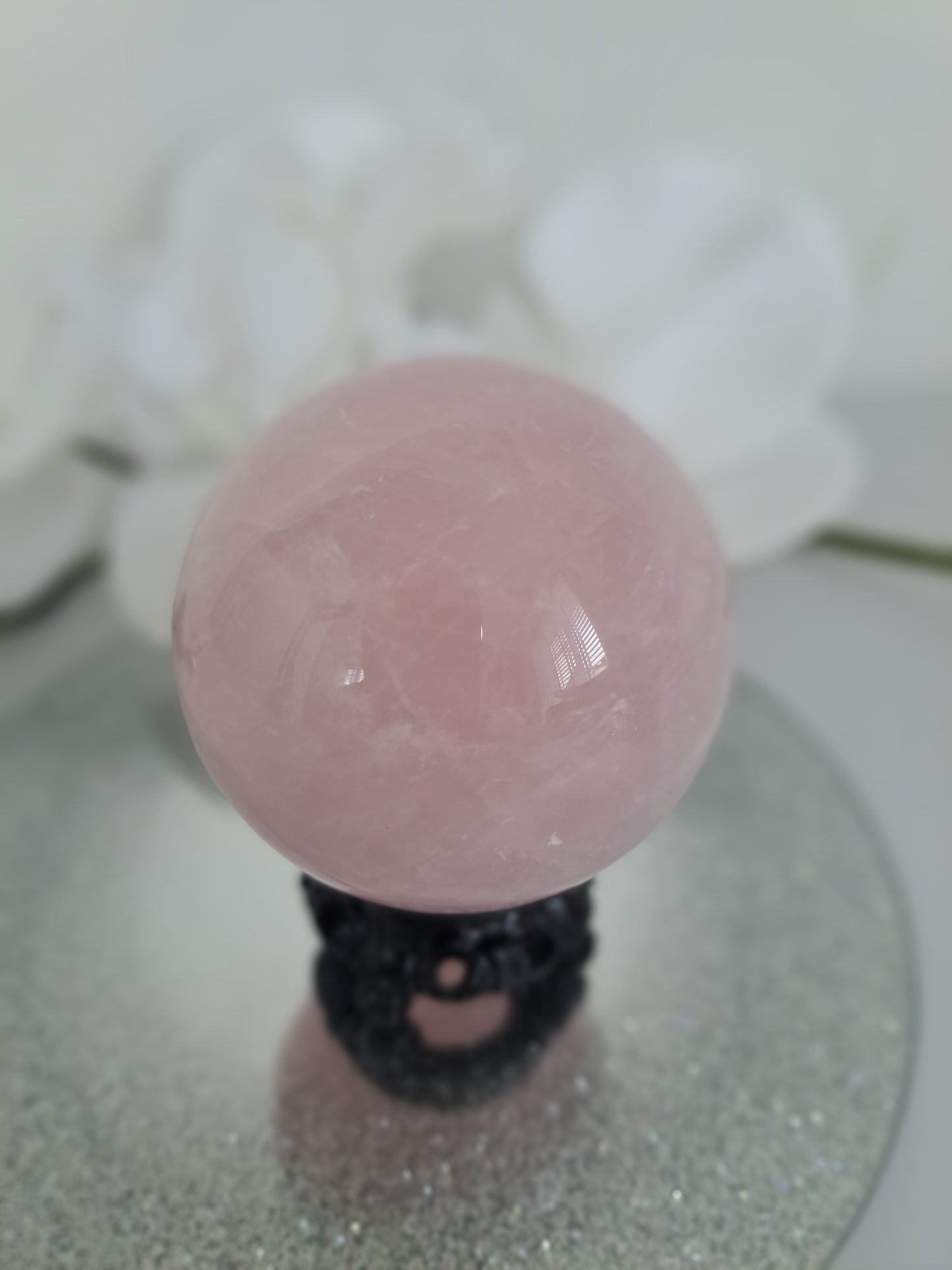 Large Rose Quartz sphere