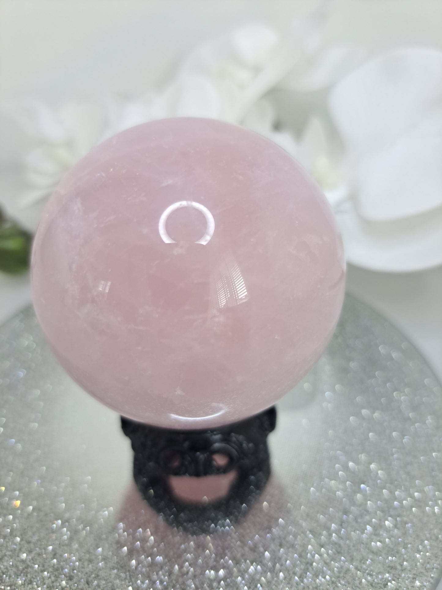 Large Rose Quartz sphere