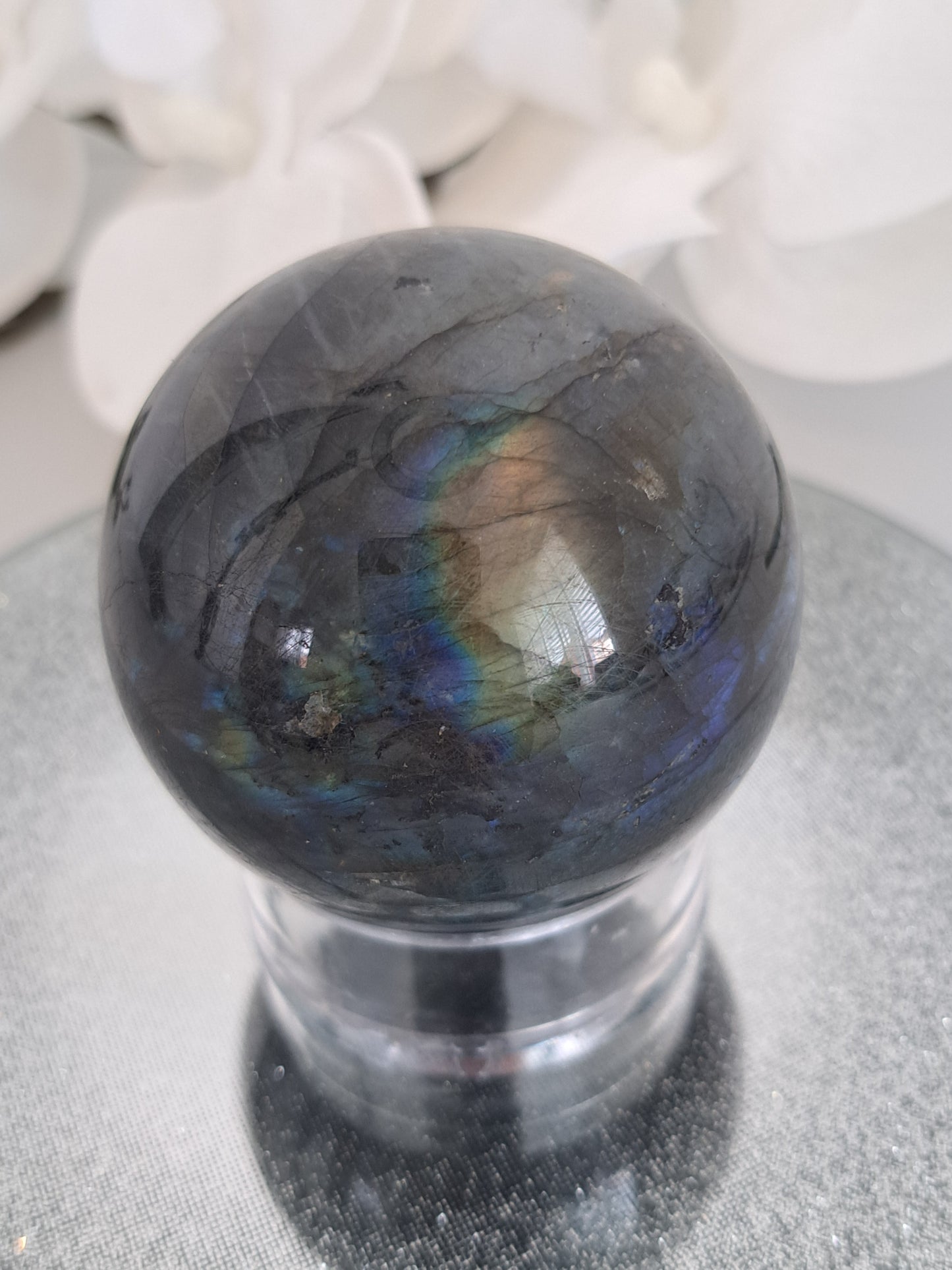 Labradorite sphere