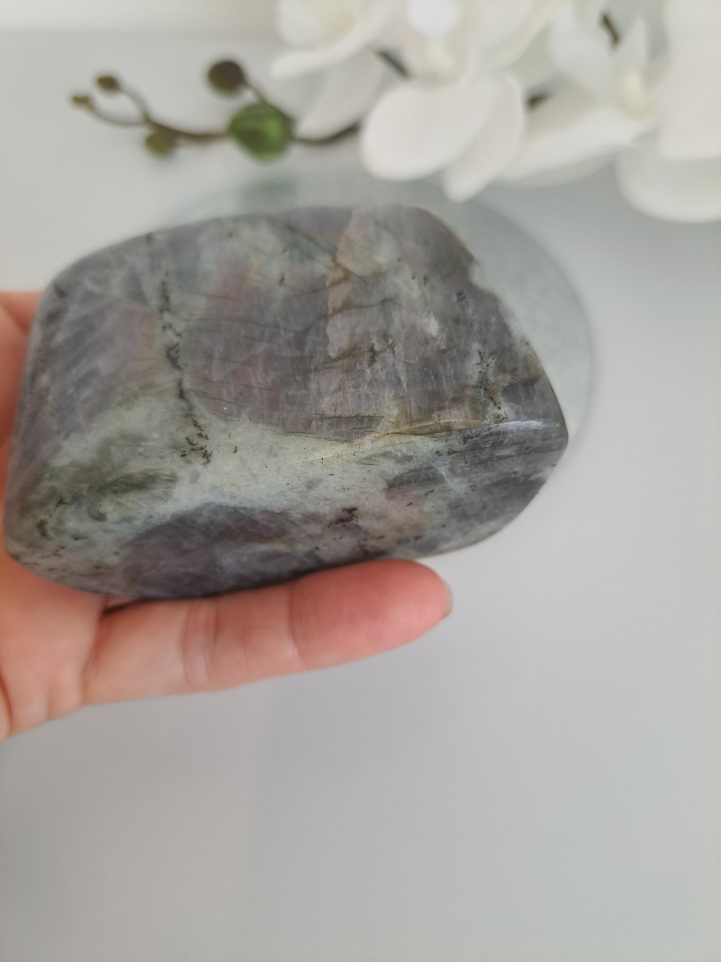Large purple labradorite chunk