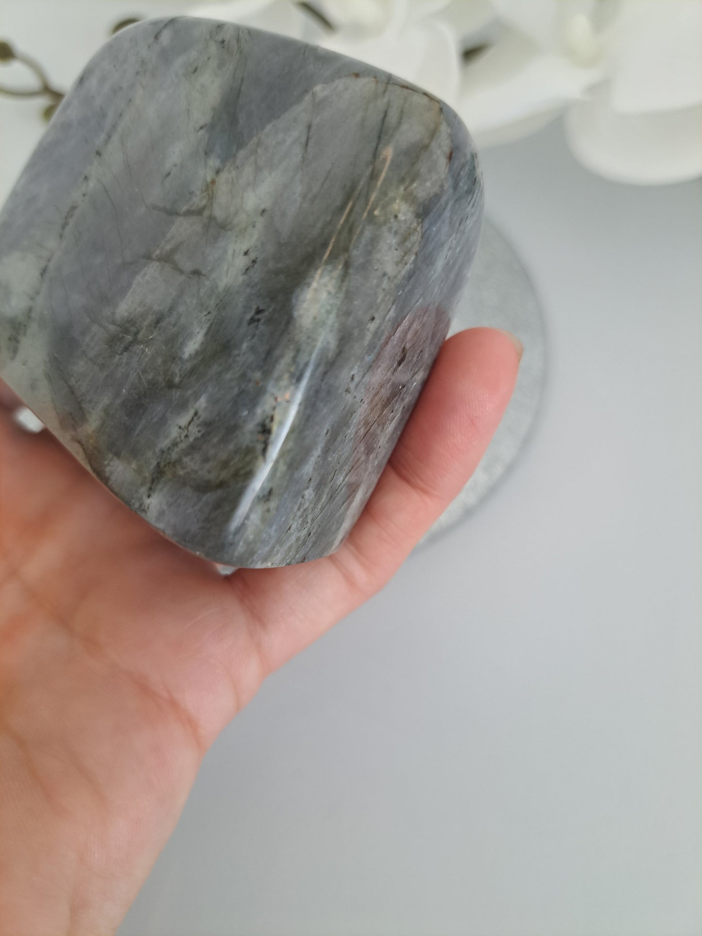 Large purple labradorite chunk