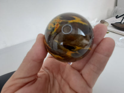 Tigers Eye smelting sphere
