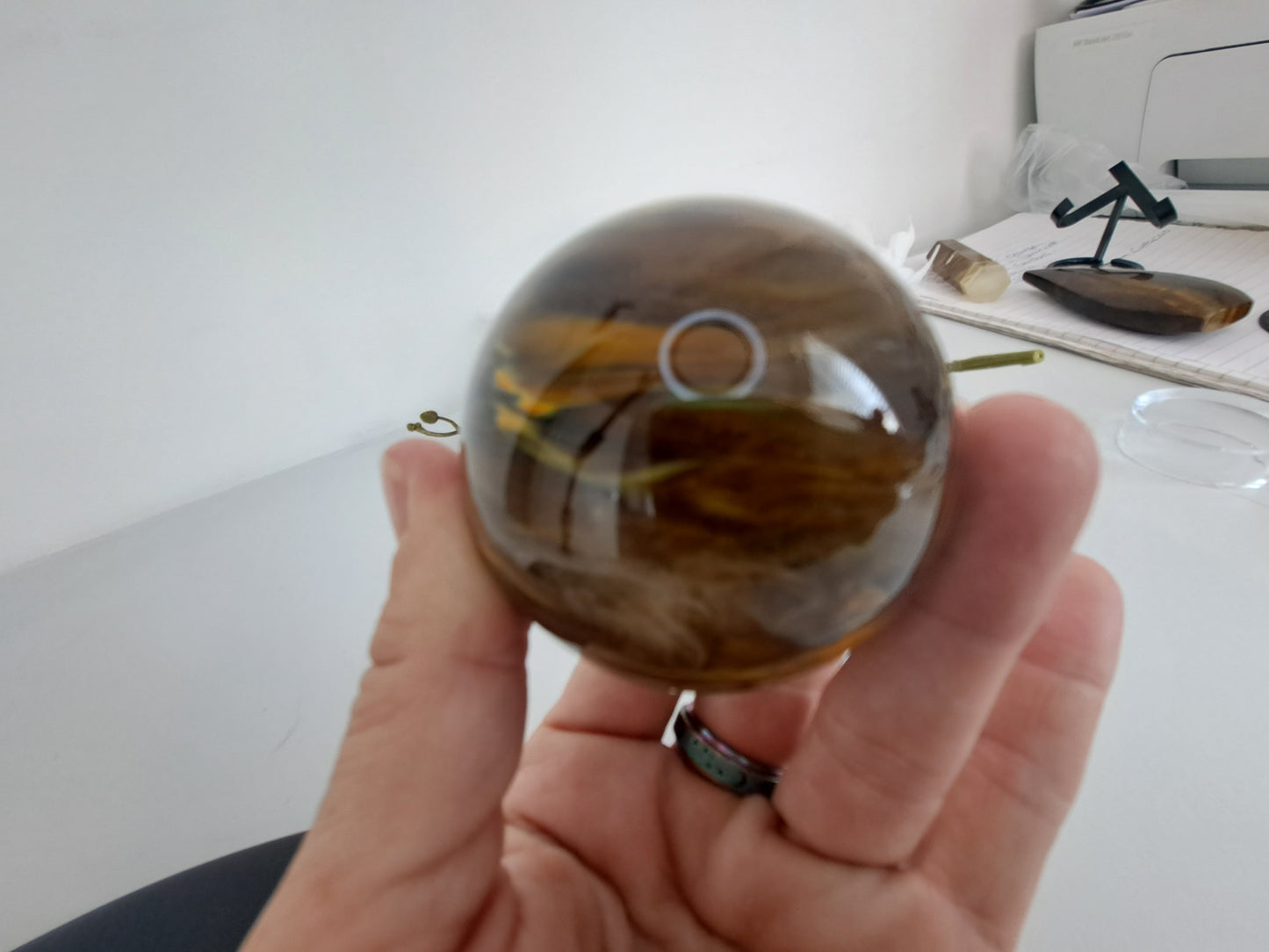 Tigers Eye smelting sphere