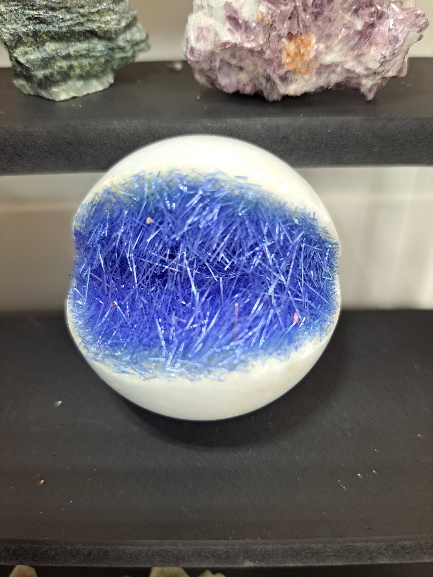 Blue Crystal needle Sphere