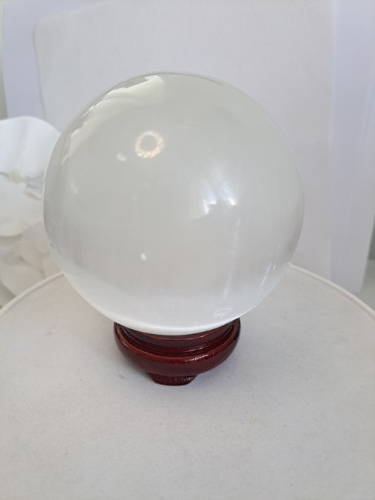 Selenite Crystal Ball