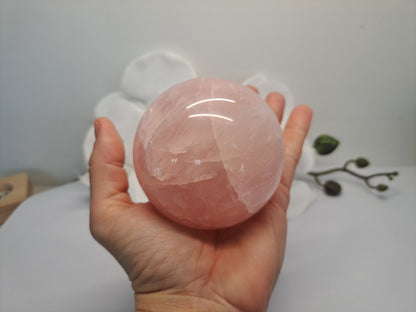 Extra Large Rose Quartz Sphere