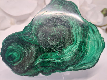 Large Malachite Slice