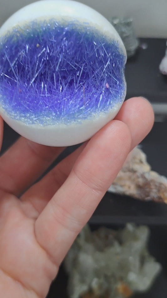 Blue Crystal needle Sphere
