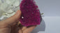 Dyed cyan pink geode cluster