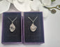 Hand Crafted Herkimer diamond stainless steel chain necklace